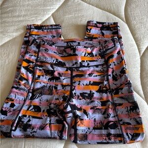 Lululemon Colorful Abstract Print Leggings